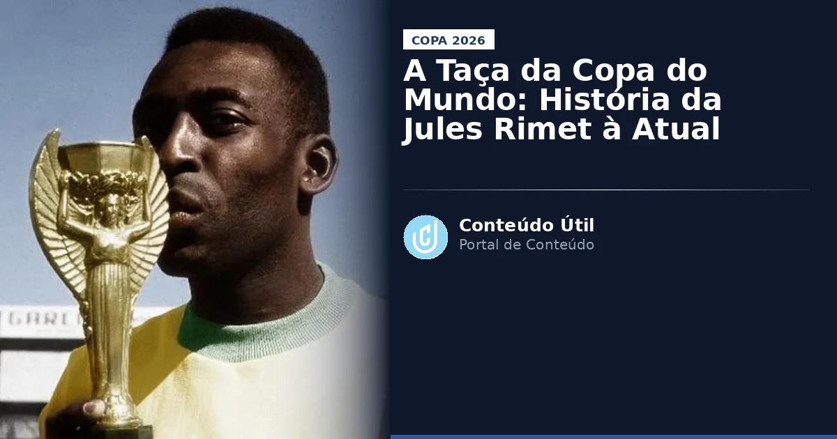 A Taça da Copa do Mundo: História da Jules Rimet à Atual | Conteúdo Útil