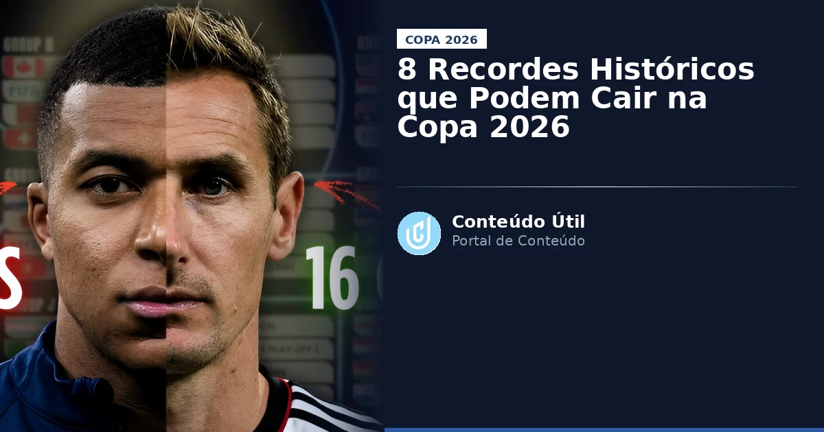 8 Recordes Históricos que Podem Cair na Copa 2026 | Conteúdo Útil