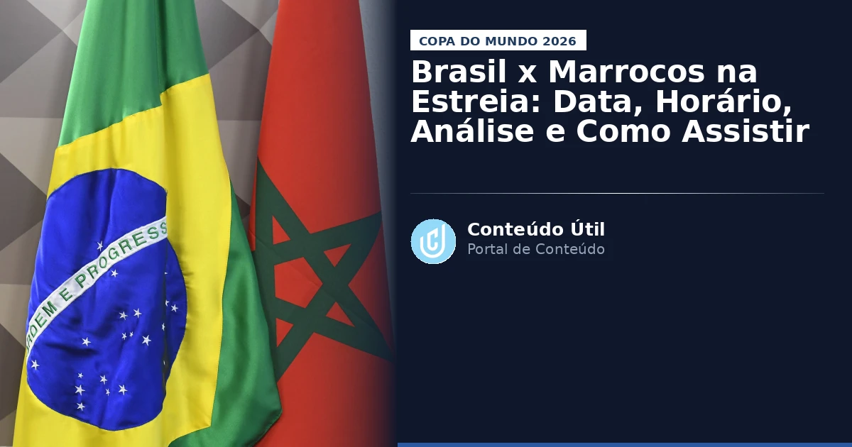 Brasil x Marrocos na Estreia: Data, Horário, Análise e Como Assistir | Conteúdo Útil