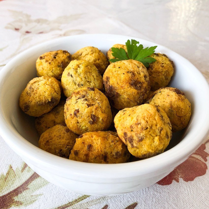 Receita de Bolinhos Assados de Batata-doce