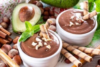 Mousse de Chocolate Amargo com Abacate