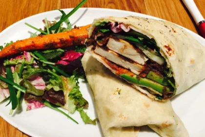 Receita de Wrap de Frango com Abacate