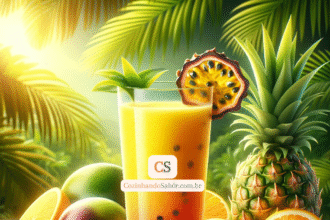 laranja. Receita de Suco Tropical Refrescante