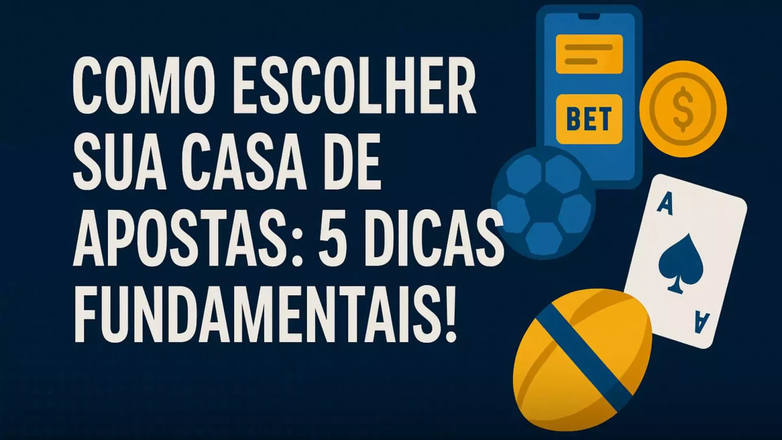 Como Escolher Sua Casa de Apostas 5 Dicas Fundamentais!